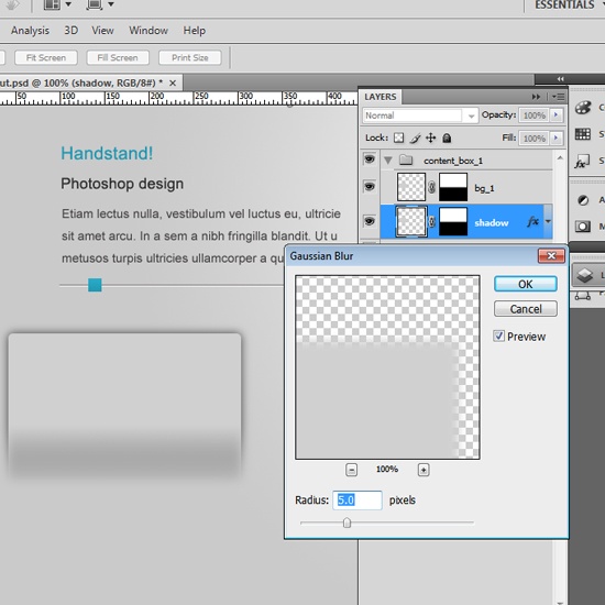 Create the slider control
